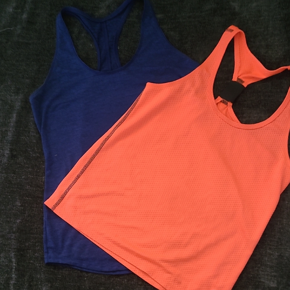 Old Navy Women's Tank Tops - Blue and Orange